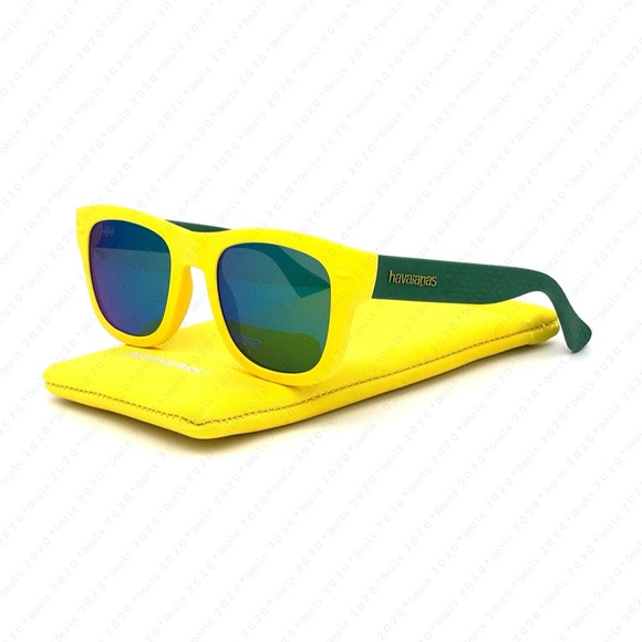 Havaianas Paraty/M QSX/Z9 Yellow Green 50mm Sunglasses - Picture 1 of 10